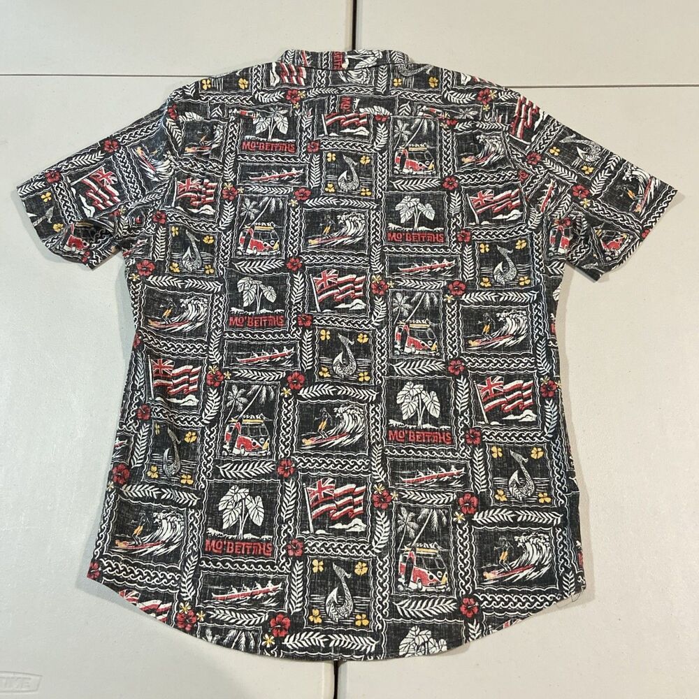 Vintage Tailored Reyn Spooner MO' BETTAHS Aloha Flag Hawaiian Shirt Men's 2XL